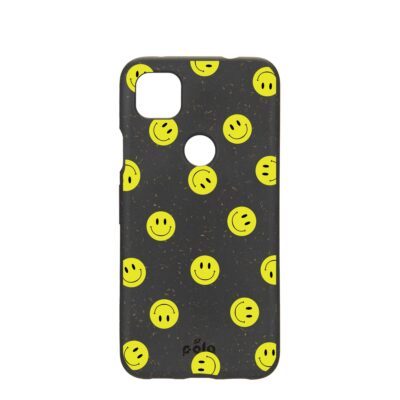 Black Smiley Google Pixel 4a Case