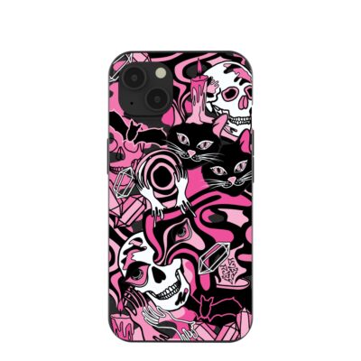 Black Spellbound Ghouls iPhone 13 Case