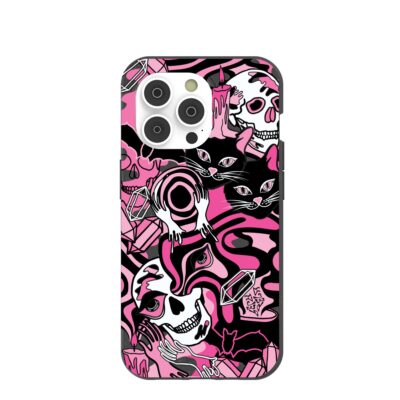 Black Spellbound Ghouls iPhone 14 Pro Case