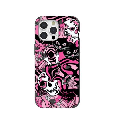 Black Spellbound Ghouls iPhone 15 Pro Max Case