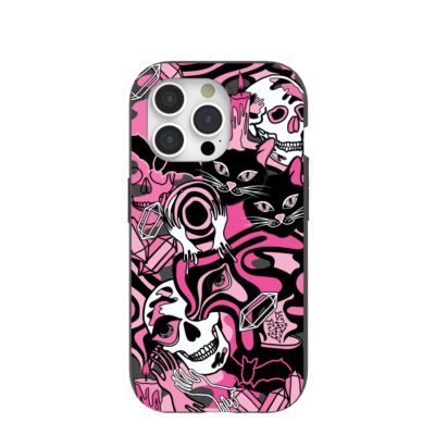 Black Spellbound Ghouls iPhone 15 Pro Case