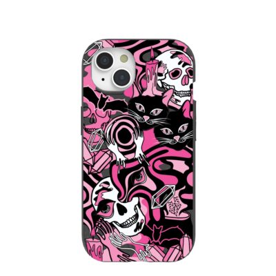 Black Spellbound Ghouls iPhone 15 Case