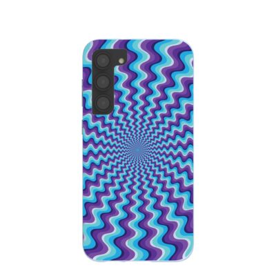 Powder Blue Spiral Samsung Galaxy S23+(Plus) Case