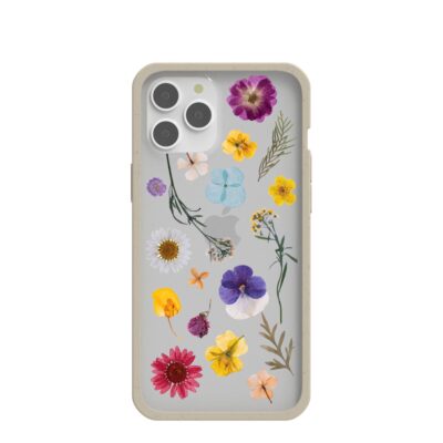 Clear Springtime iPhone 12 Pro Max Case With London Fog Ridge