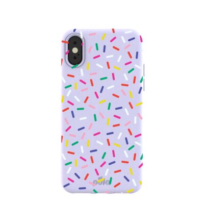 Lavender Sprinkles iPhone X Case