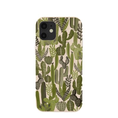 Seashell Succulent Cacti iPhone 12 Mini Case