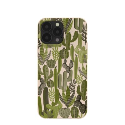 Seashell Succulent Cacti iPhone 13 Pro Max Case