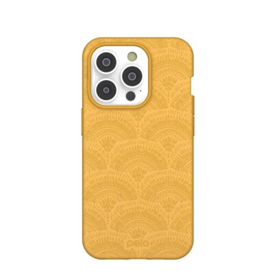 Honey Sunburst iPhone 14 Pro Case