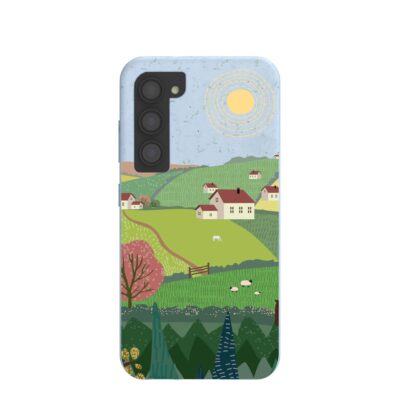 Powder Blue Sunny Countryside Samsung Galaxy S23 Case