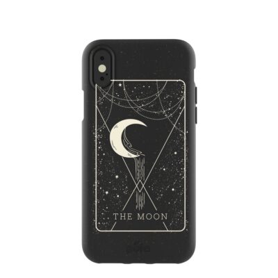 Black The Moon iPhone X Case