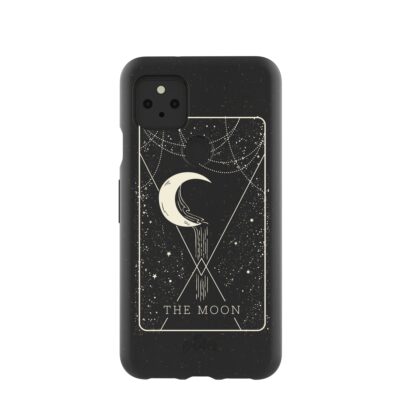 Black The Moon Google Pixel 5 Case