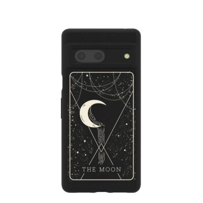 Black The Moon Google Pixel 7 Case