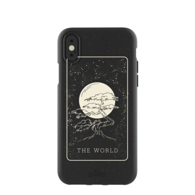 Black The World iPhone X Case