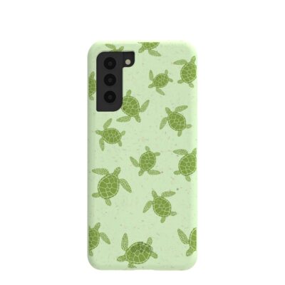 Sage Green Tiny Turtles Samsung Galaxy S21 Case