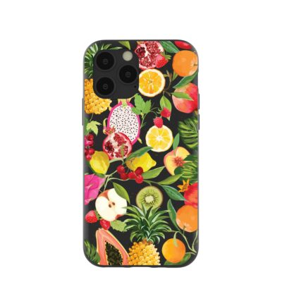 Black Tutti Frutti iPhone 11 Pro Case