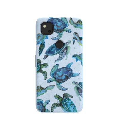 Powder Blue Underwater Google Pixel 4a Case