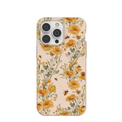 Seashell Vintage Bee iPhone 14 Pro Max Case