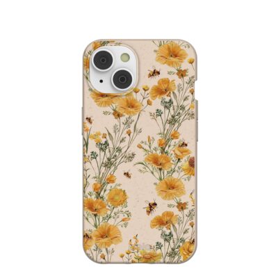 Seashell Vintage Bee iPhone 14 Case