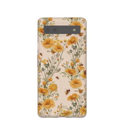 Seashell Vintage Bee Google Pixel 6a Case