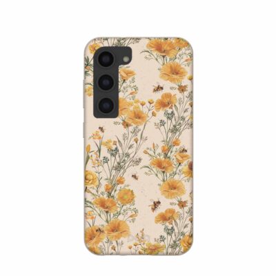 Seashell Vintage Bee Samsung Galaxy S23 Case