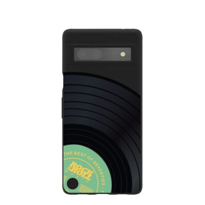 Black Vinyl Vibes Google Pixel 7a Case