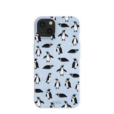 Powder Blue Waddles iPhone 13 Case