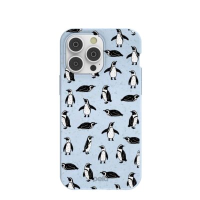 Powder Blue Waddles iPhone 14 Pro Max Case