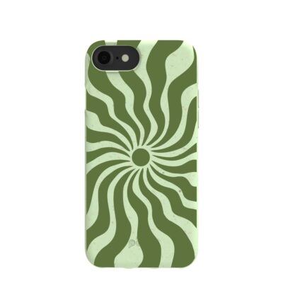 Sage Green Watermelon Time Warp iPhone 6/6s/7/8/SE Case