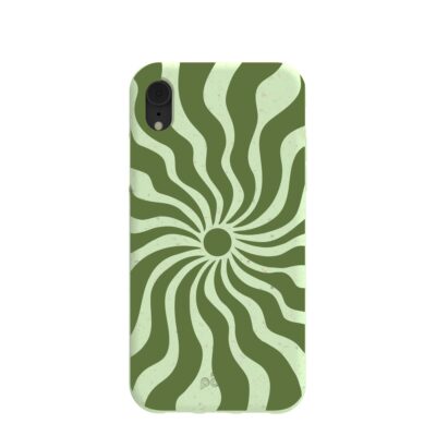 Sage Green Watermelon Time Warp iPhone XR Case