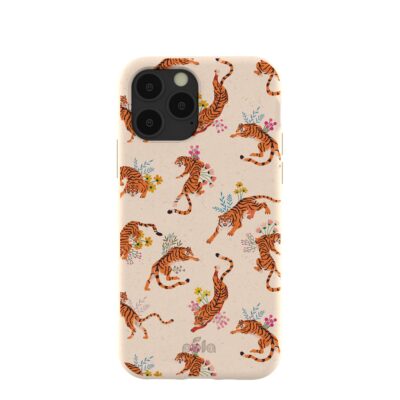 Seashell Whimsical Tigers iPhone 11 Pro Case