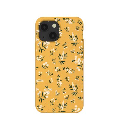 Honey White Posies iPhone 13 Mini Case