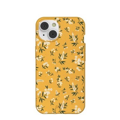 Honey White Posies iPhone 14 Case