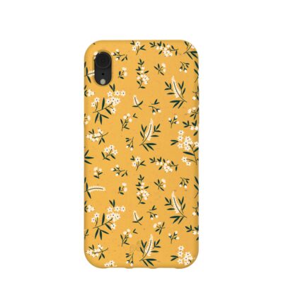 Honey White Posies iPhone XR Case