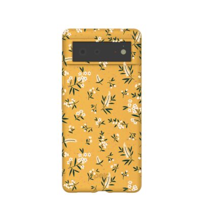 Honey White Posies Google Pixel 6 Case