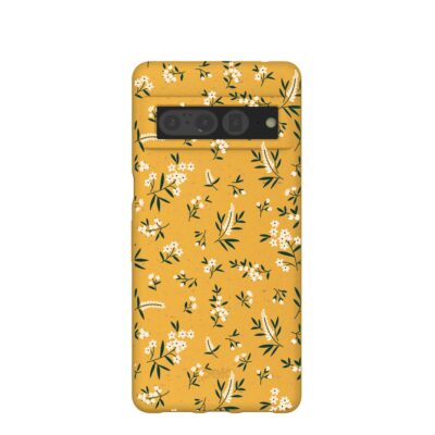 Honey White Posies Google Pixel 7 Pro Case