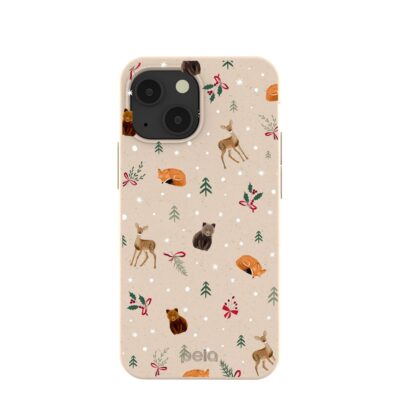 Seashell Winter Woodland iPhone 13 Mini Case