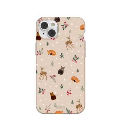 Seashell Winter Woodland iPhone 14 Plus Case