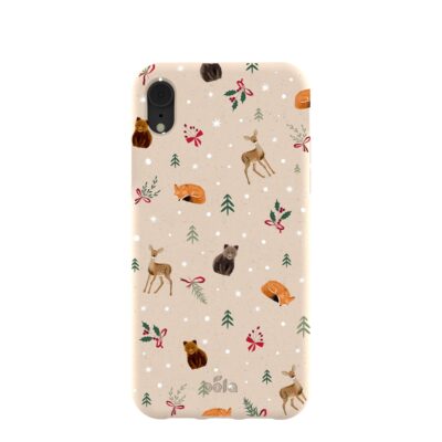 Seashell Winter Woodland iPhone XR Case