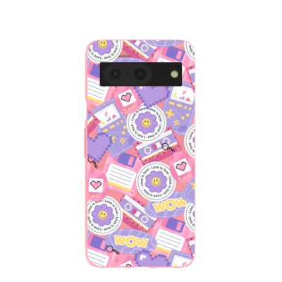 Bubblegum Pink Y2K Rewind Google Pixel 8 Case